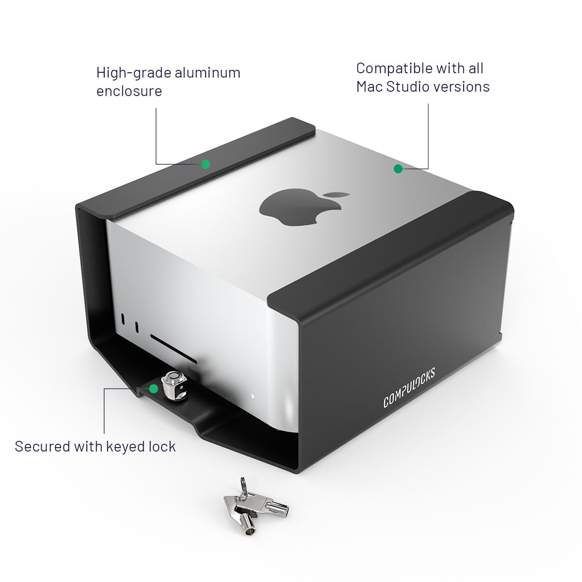 Amazon.com: Compulocks Mac Studio Security Mount - Black, Locking